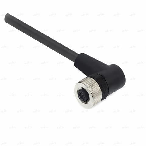 M12 4-pin ona burchakli kabel razyomi, kabel 2 m — 1