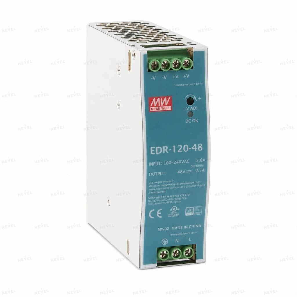 EDR-120-48 48В 2.5A Блок питания на DIN-рейку MEAN WELL