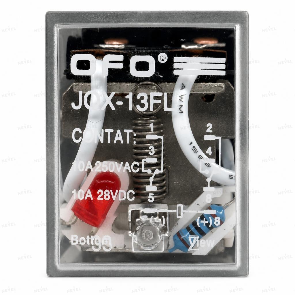 JQX-13FL 2Z 10A 12VAC Реле промежуточное