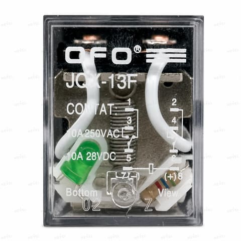 JQX-13FL 2Z 10A 12VDC Реле промежуточное — 1