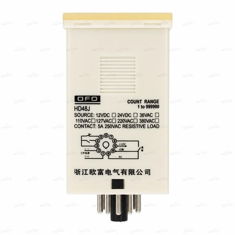 DH48J 220VAC impuls hisoblagichi 48x48 — 3
