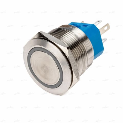 YHJ16-362 NO+NC 220V 16мм Кнопка металлическая с фиксацией красный — 1