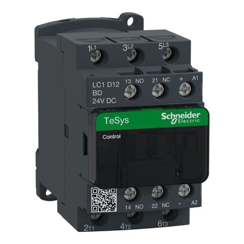LC1D12BD 12A 24VDC 1NO+1NC Контактор электромагнитный Schneider Electric — 1