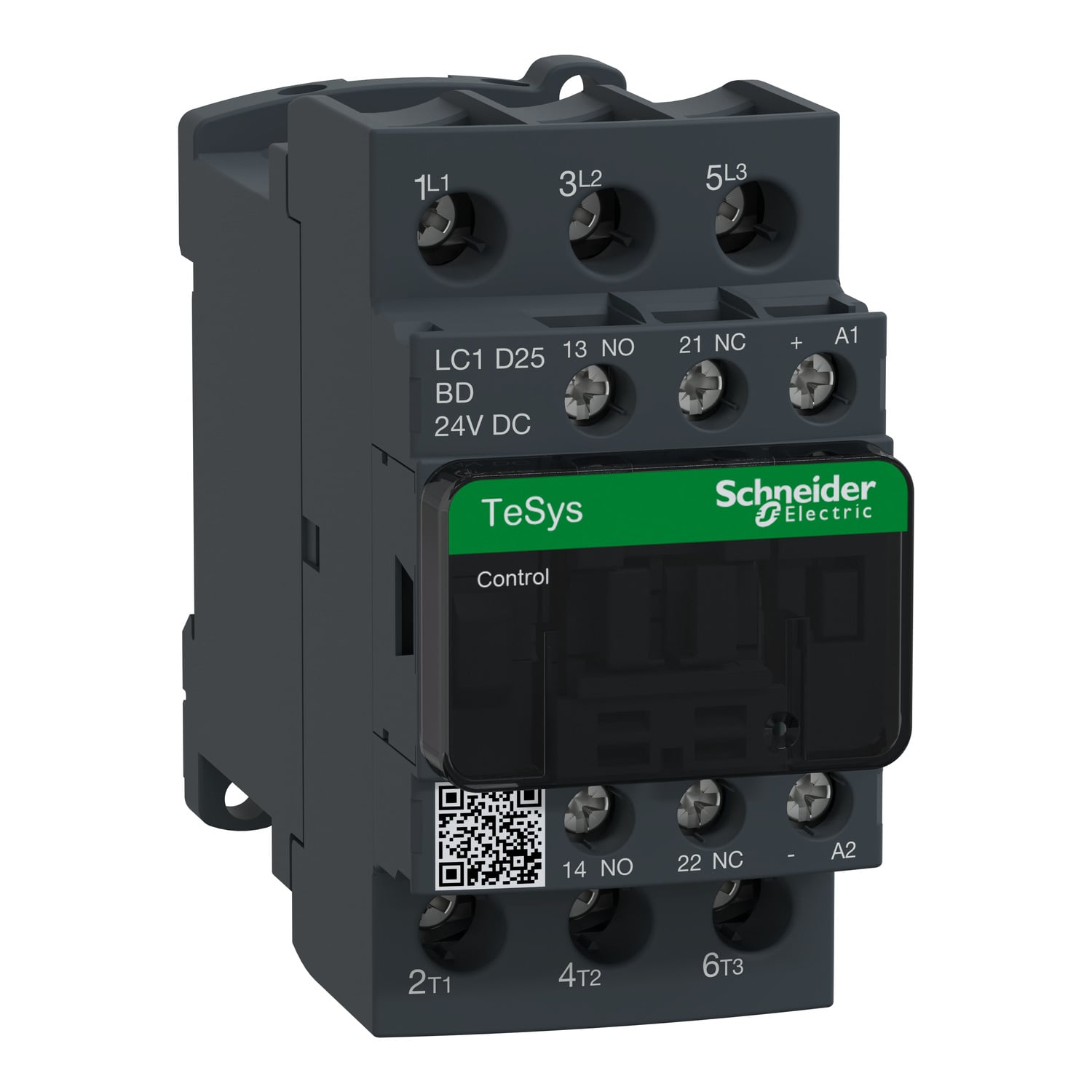 LC1D25BD 25A 24VDC 1NO+1NC elektromagnit kontaktor Schneider Electric