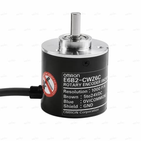 E6B2-CWZ6C 100 P/R NPN 5-24VDC Инкрементальный энкодер с валом Ø6мм OMRON — 1