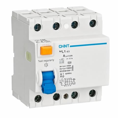 NL1-63 4P 40A УЗО 30mA тип AC CHINT — 1