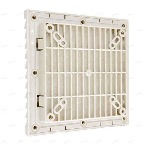 XT-803 filtrli ventilyatsiya panjarasi 148×148 mm (ventilyator: 120×120) IP54 — 2