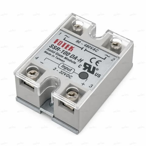 SSR-100DA-H 100А 3-32VDC / 90-480VAC Однофазное твердотельное реле SSR FOTEK