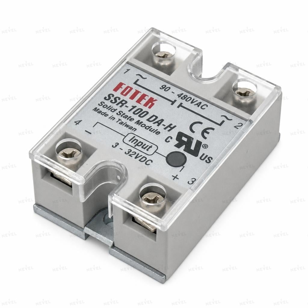 SSR-100DA-H 100А 3-32VDC / 90-480VAC Однофазное твердотельное реле SSR FOTEK