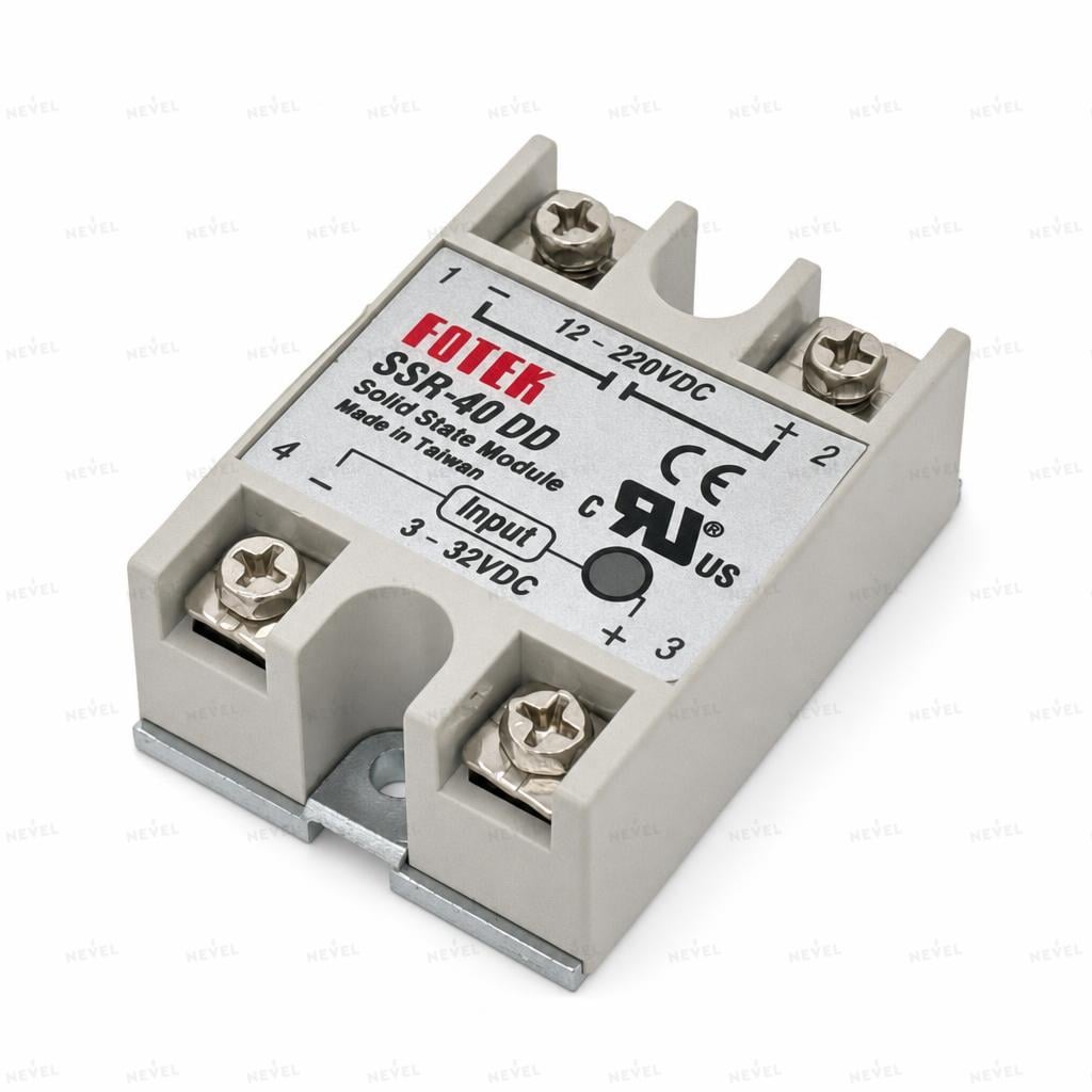 SSR-40DD 40А 3-32VDC / 12-220VDC Однофазное твердотельное реле SSR FOTEK