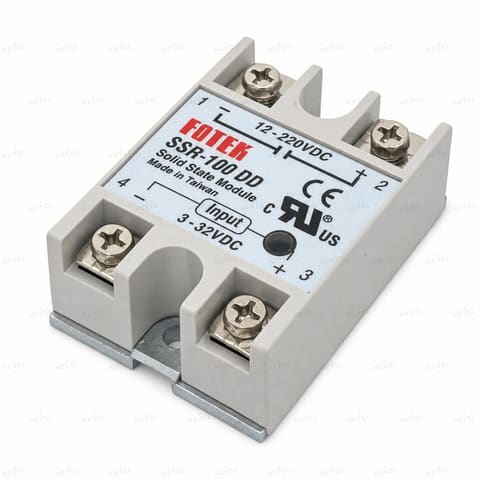 SSR-100DD 100A 3-32VDC / 12-220VDC bir fazali qattiq jismli rele SSR FOTEK — 1