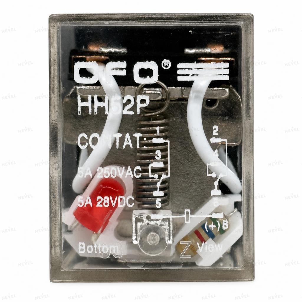 HH52P 2Z 5A 24VAC oraliq rele