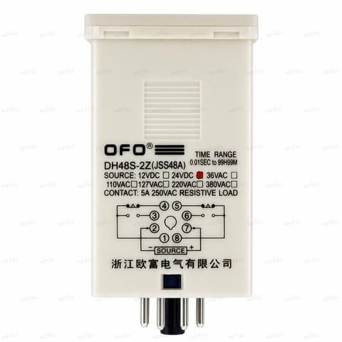 DH48S-2Z 24VDC vaqt relesi 48x48 — 3