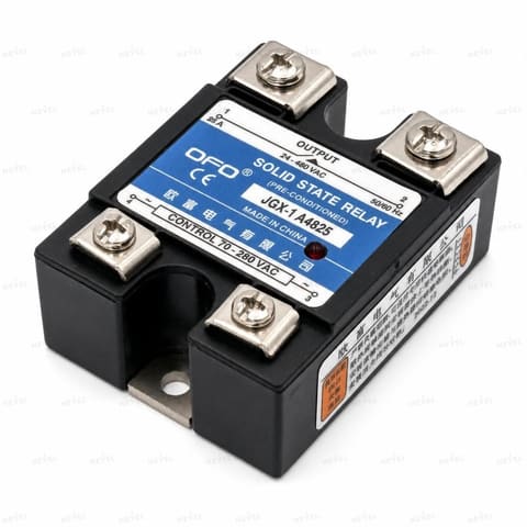 JGX-1A4825 25А 70-280VAC / 24-480VAC Однофазное твердотельное реле SSR OFO — 2