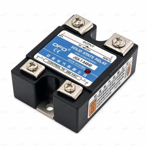 JGX-1A4840 40A 70-280VAC / 24-480VAC bir fazali qattiq jismli rele SSR OFO — 2
