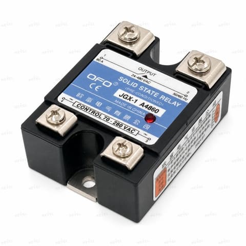 JGX-1A4860 60A 70-280VAC / 24-480VAC bir fazali qattiq jismli rele SSR OFO — 2