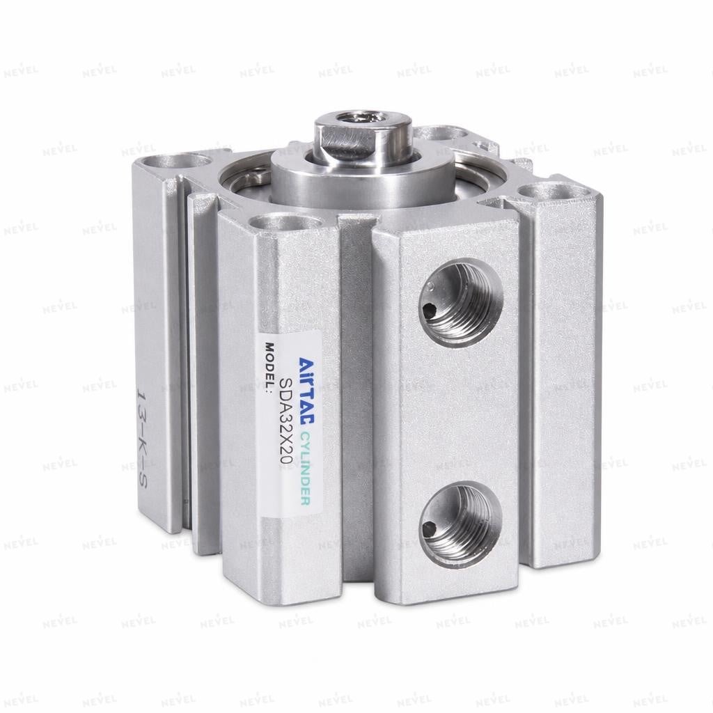 SDA 20x25 Ø20mm yurish 25mm ikki tomonlama taʼsirli ixcham pnevmosilindr