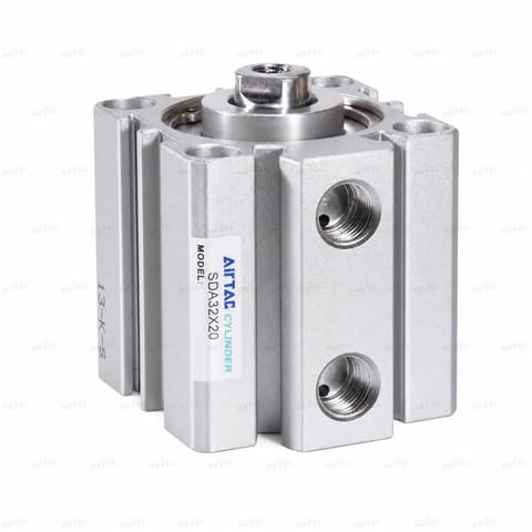 SDA 25x60 Ø25mm yurish 60mm ikki tomonlama taʼsirli ixcham pnevmosilindr — 1