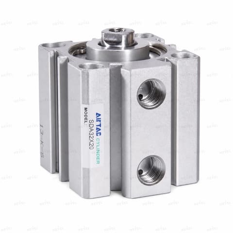 SDA 40x40 Ø40mm yurish 40mm ikki tomonlama taʼsirli ixcham pnevmosilindr — 1