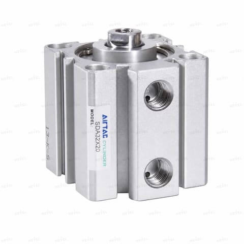 SDA 50x80 Ø50mm yurish 80mm ikki tomonlama taʼsirli ixcham pnevmosilindr — 1