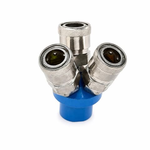 SMY 1/4PT×3 Коллектор распределительный пневматический 3 выхода 1/4