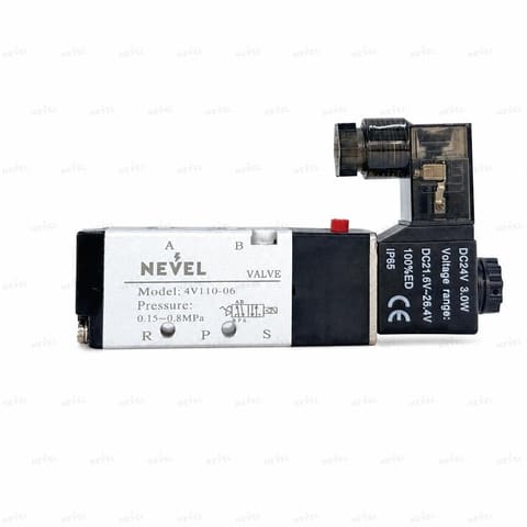 4V110-06 24VDC Пневмораспределитель электромагнитный 5/2 G1/8" — 3