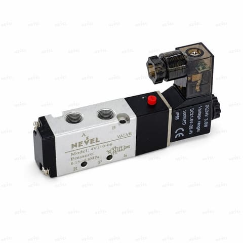 4V110-06 24VDC Пневмораспределитель электромагнитный 5/2 G1/8" — 1