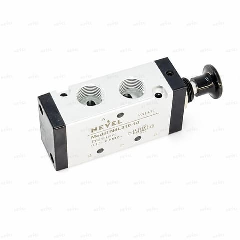 4L310-10 qoʻlda boshqariladigan tugmali pnevmotaqsimlagich 5/2 G3/8" — 1