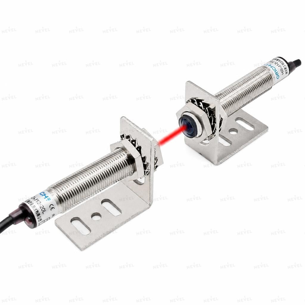HG-J12-T20N1-20L NO NPN 10-30VDC nur kesishuvli lazer datchigi M12 masofa 20m