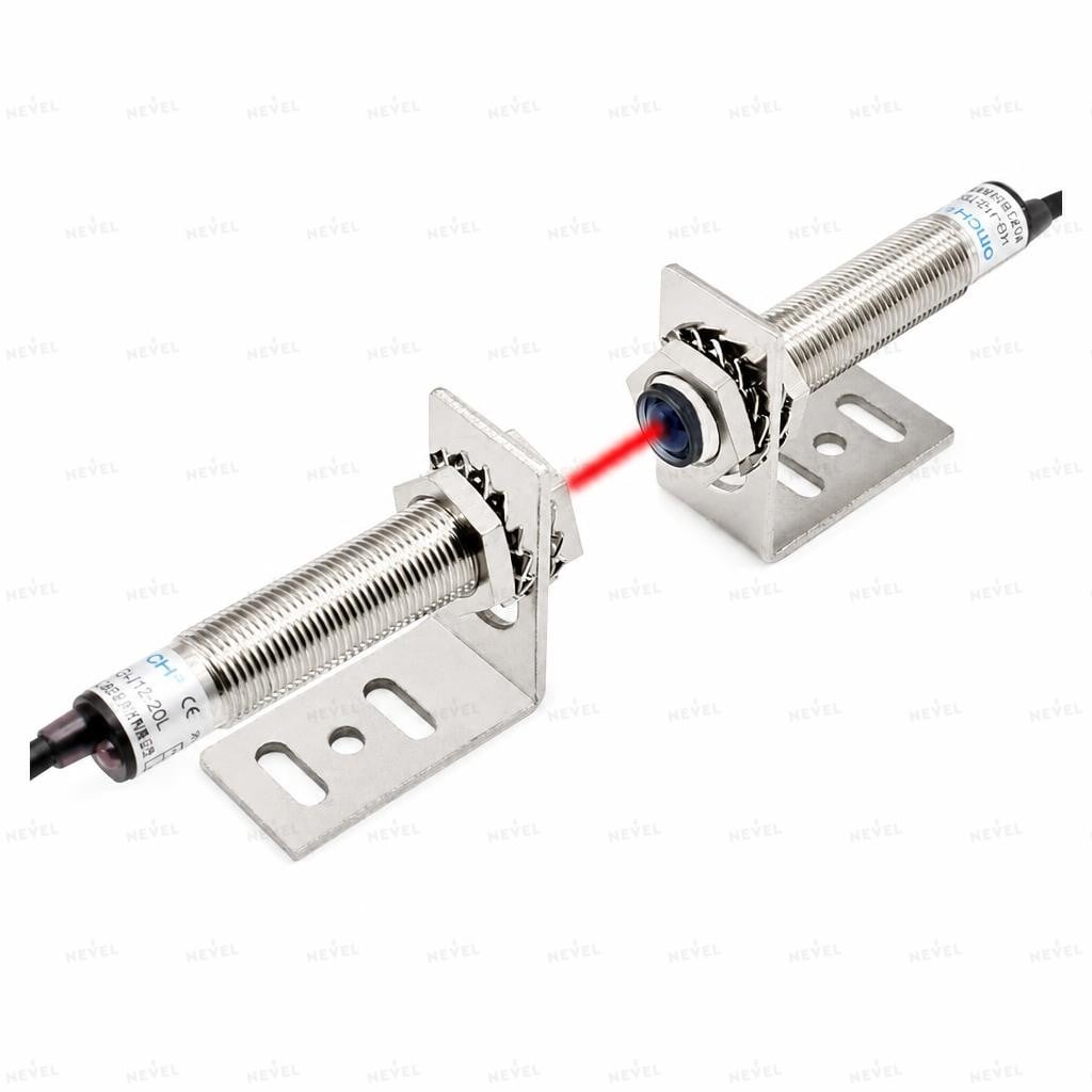 HG-J12-T20P1-20L NO PNP 10-30VDC nur kesishuvli lazer datchigi M12 masofa 20m