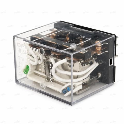 HH64P 4Z 10A 12VDC Реле промежуточное — 2