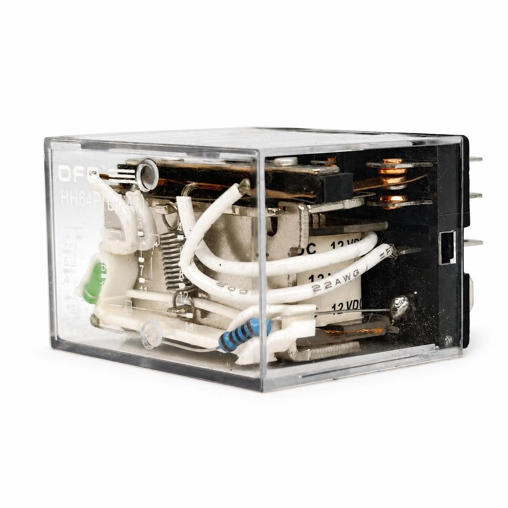 HH64P 4Z 10A 12VDC Реле промежуточное