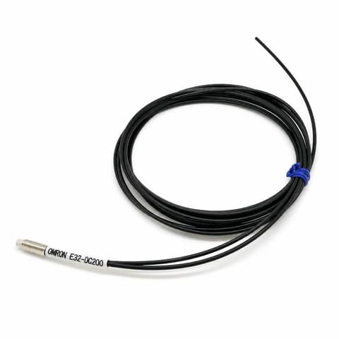 E32-DC200 Оптоволоконный датчик диффузного отражения M6