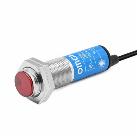 HG-J18-D50N1 NO NPN 10-30VDC diffuzion lazer datchigi M18 masofa 50-500mm