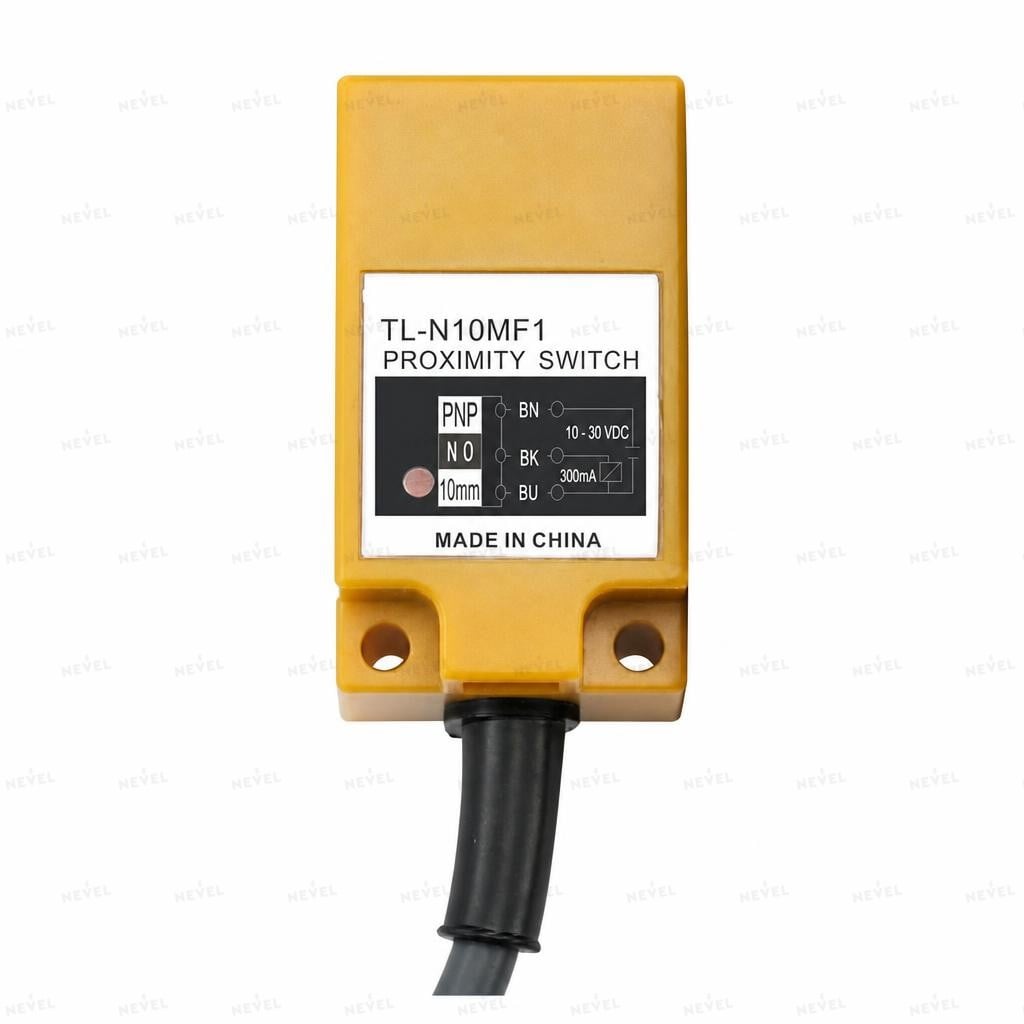 TL-N10ME3 NO+NC NPN 6-36VDC Датчик индуктивный прямоугольный дистанция 10мм четырёхпроводной