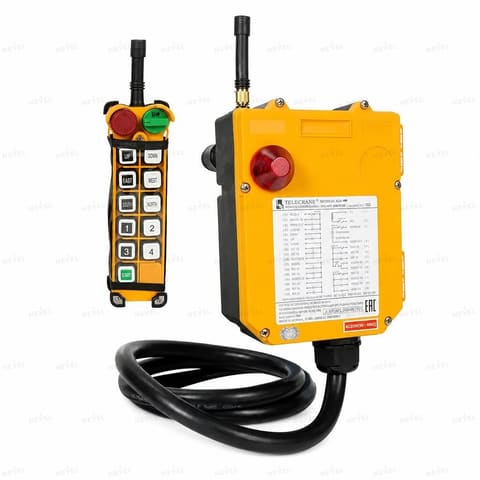 F24-8D 8 tugmali ikki tezlikli sanoat radiopulti 24-440V — 1