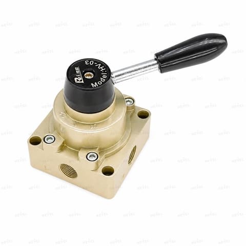 HV-03 Пневмораспределитель ручной рычажный 4/3 G3/8" — 1