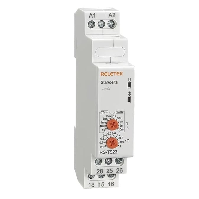 RS-TS23 24-240VAC/DC yulduz-uchburchak vaqt relesi Reletek