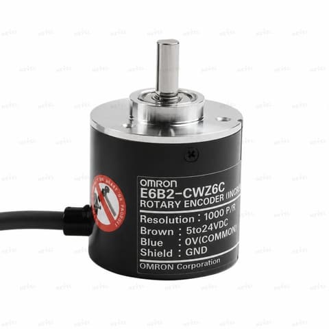 E6B2-CWZ6C 3000 P/R NPN 5-24VDC Инкрементальный энкодер с валом Ø6мм OMRON — 1
