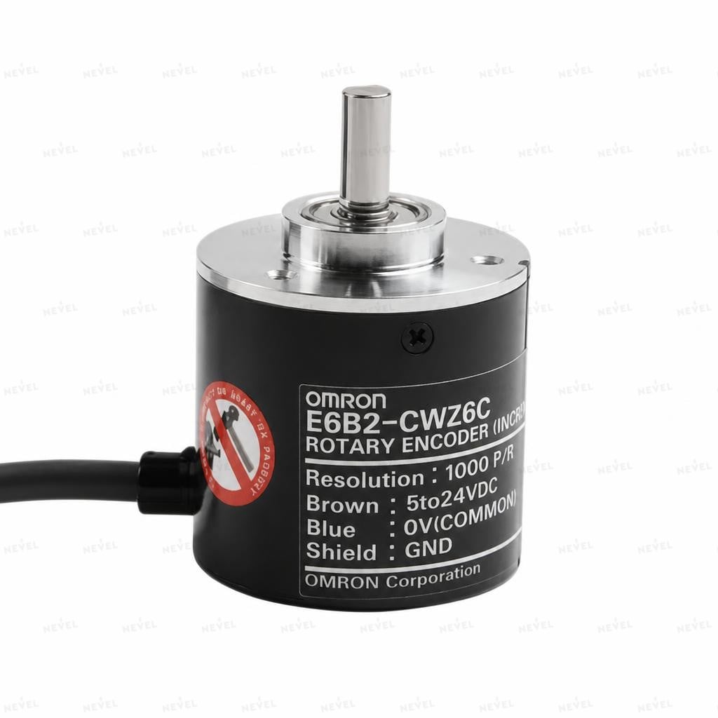 E6B2-CWZ6C 3000 P/R NPN 5-24VDC Инкрементальный энкодер с валом Ø6мм OMRON