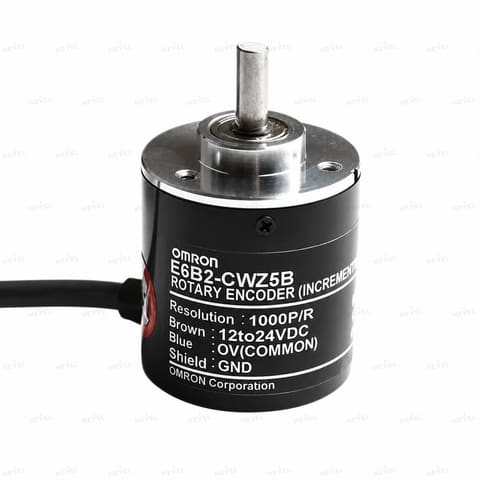 E6B2-CWZ5B 2000 P/R PNP 12-24VDC Инкрементальный энкодер с валом Ø6мм OMRON — 1