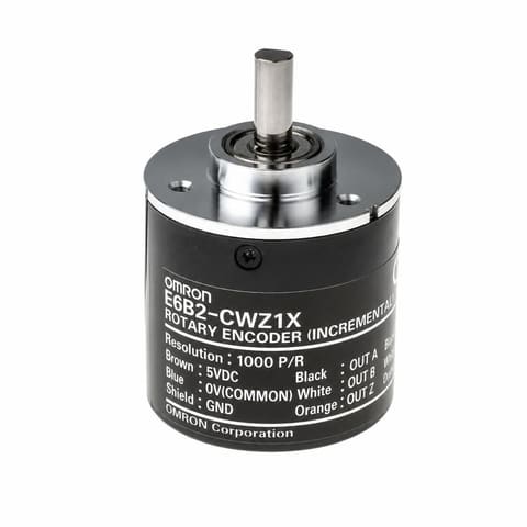 E6B2-CWZ1X 1024 P/R Line Driver 5VDC Инкрементальный энкодер с валом Ø6мм OMRON