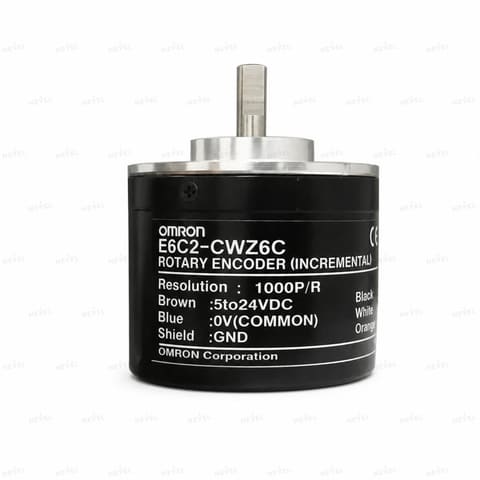 E6C2-CWZ6C 200 P/R NPN 5-24VDC Инкрементальный энкодер с валом Ø8мм OMRON — 1