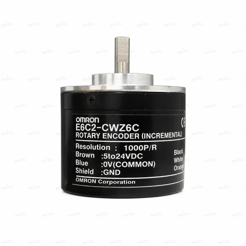 E6C2-CWZ6C 400 P/R NPN 5-24VDC Инкрементальный энкодер с валом Ø8мм OMRON
