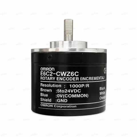 E6C2-CWZ6C 500 P/R NPN 5-24VDC Инкрементальный энкодер с валом Ø8мм OMRON — 1