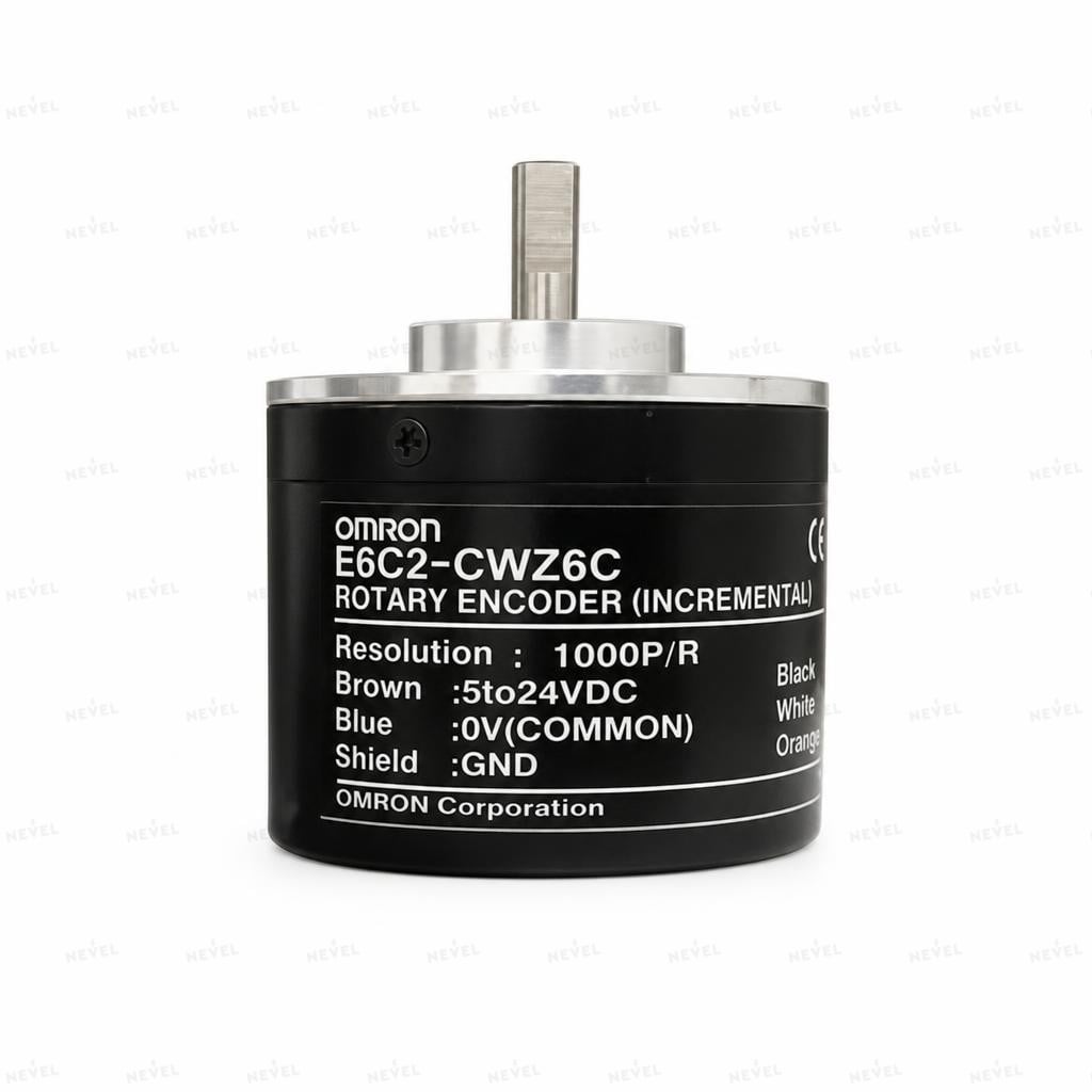 E6C2-CWZ6C 1000 P/R NPN 5-24VDC Инкрементальный энкодер с валом Ø8мм OMRON
