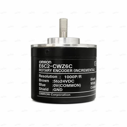 E6C2-CWZ6C 1024 P/R NPN 5-24VDC Инкрементальный энкодер с валом Ø8мм OMRON — 1