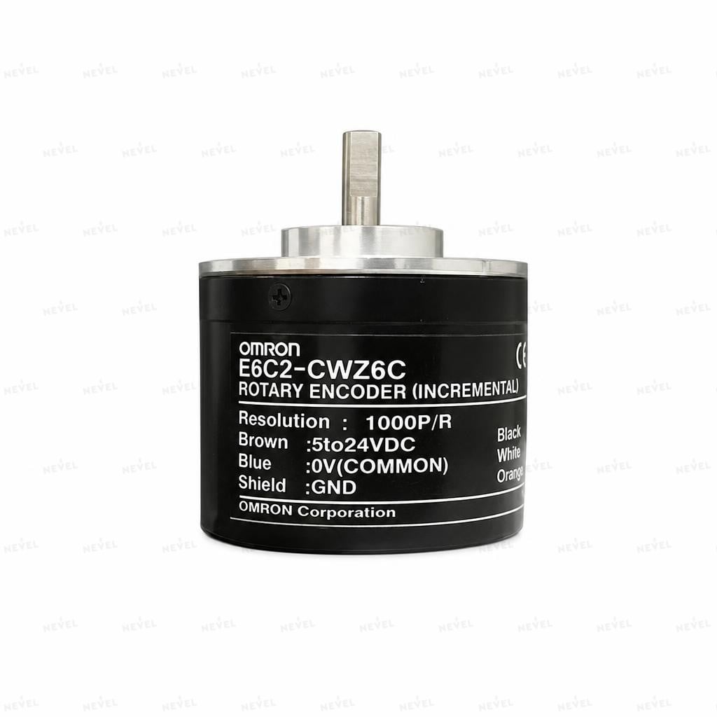 E6C2-CWZ6C 1500 P/R NPN 5-24VDC Инкрементальный энкодер с валом Ø8мм OMRON