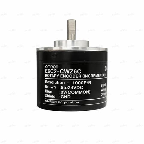 E6C2-CWZ6C 2000 P/R NPN 5-24VDC Инкрементальный энкодер с валом Ø8мм OMRON — 1