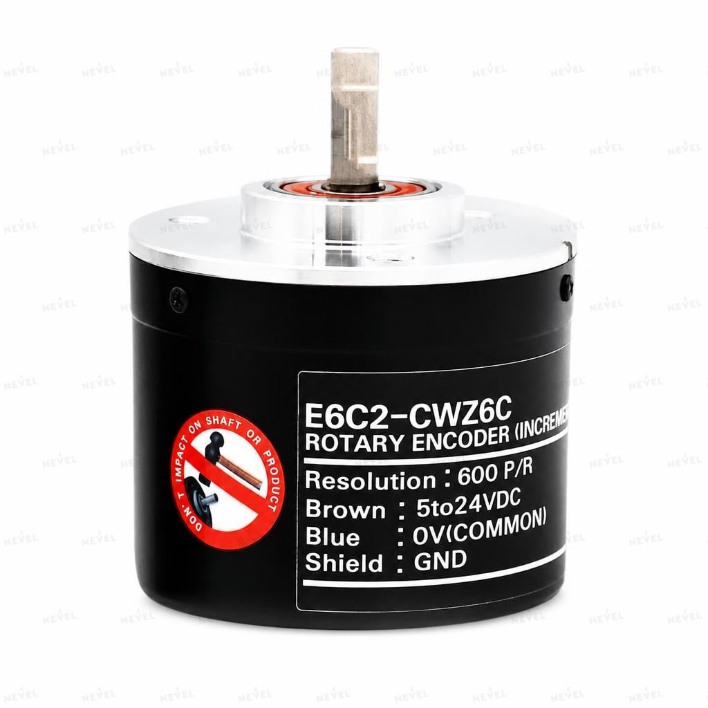 E6C2-CWZ1X 100 P/R Line Driver 5VDC Инкрементальный энкодер с валом Ø8мм OMRON